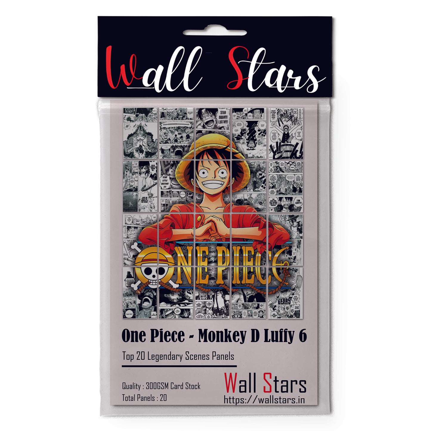 Monkey D Luffy One Piece Manga Wall Panel