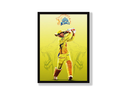 MS Dhoni in CSK Jersey