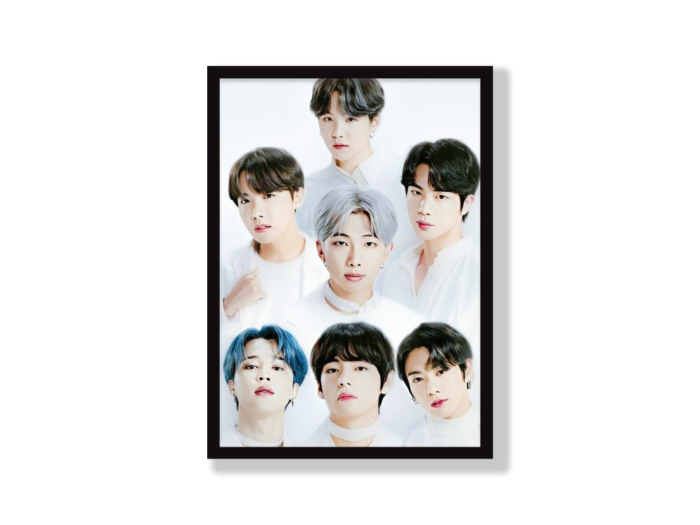 BTS Group in White