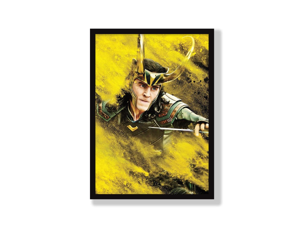Loki Fighting in Yellow Smoke