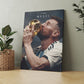 Super Messi Kissing World Cup Trophy