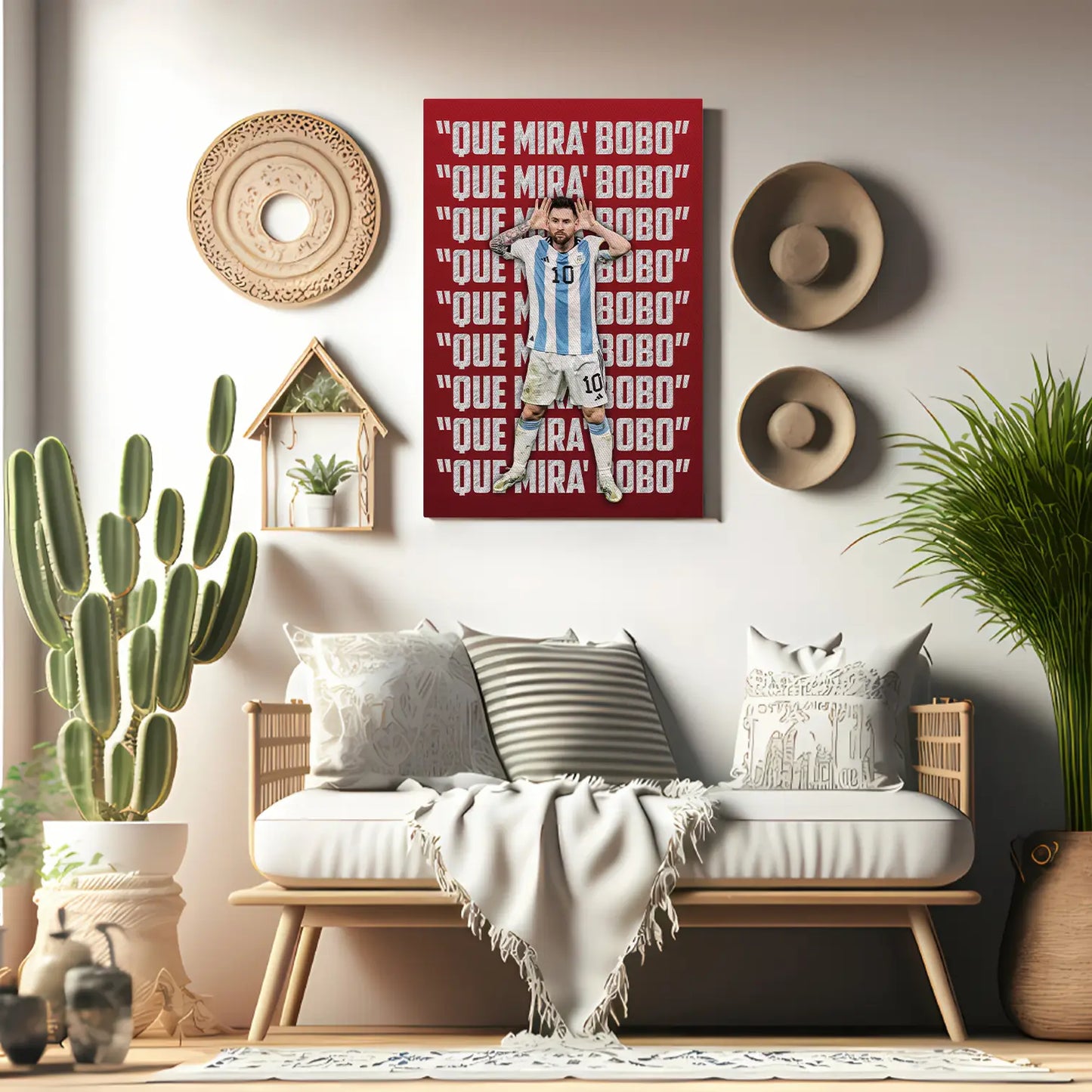 Messi - Que Mira Bobo Poster | Frame | Canvas