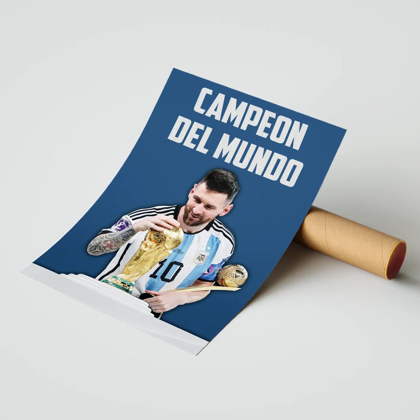 Messi - Campeon Del Mundo Poster | Frame | Canvas