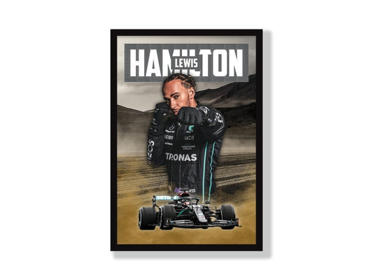 Lewis Hamilton F1 Racer Team Petronas