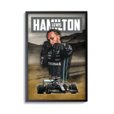 Lewis Hamilton F1 Racer Team Petronas