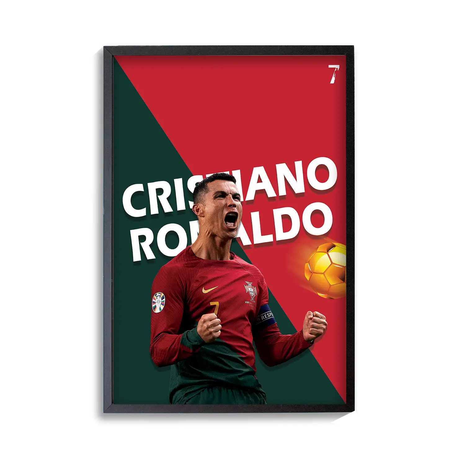 Ronaldo Celebrating Number 7