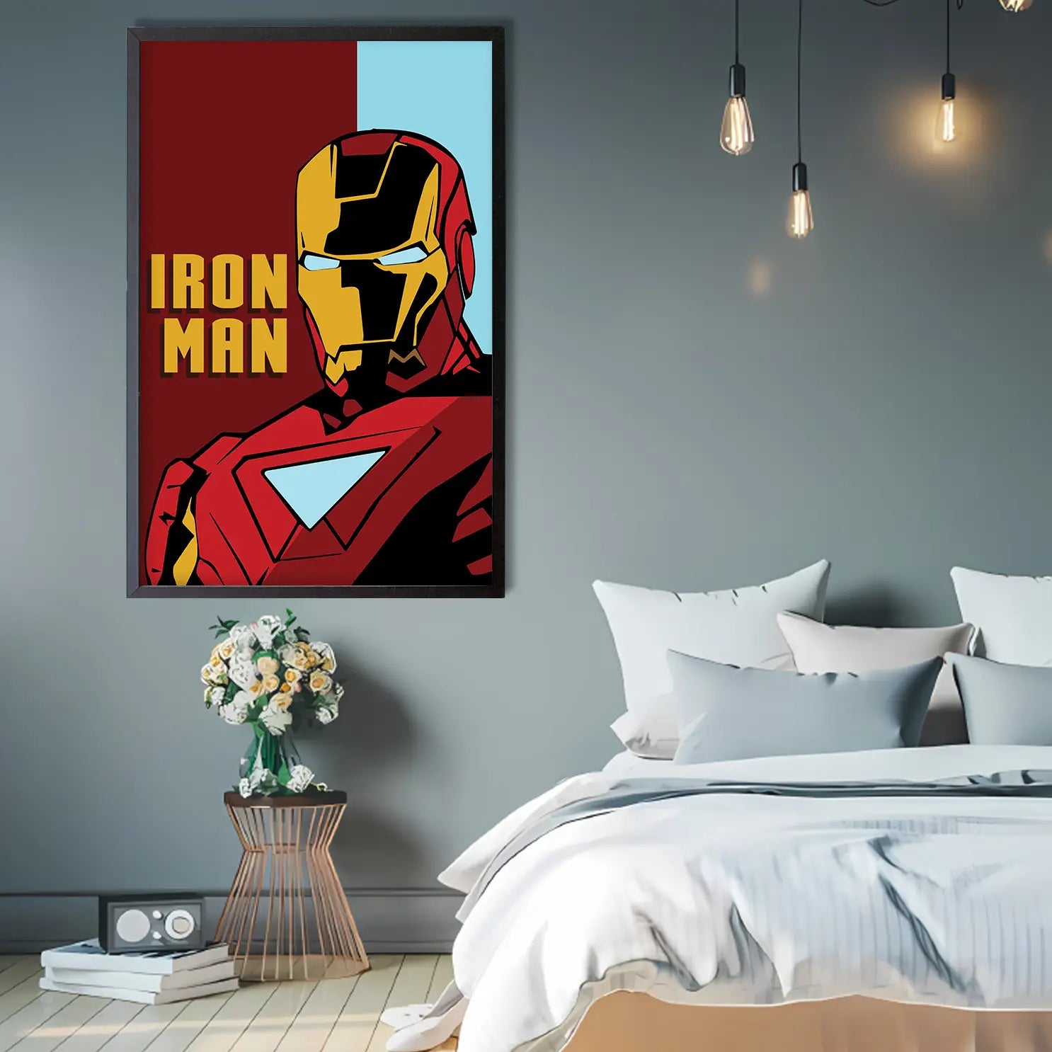 Iron Man Art Abstract Painting