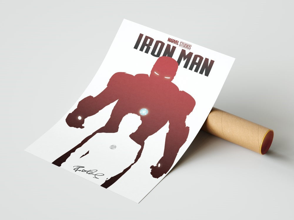 Iron Man with Suit Shadow in Red