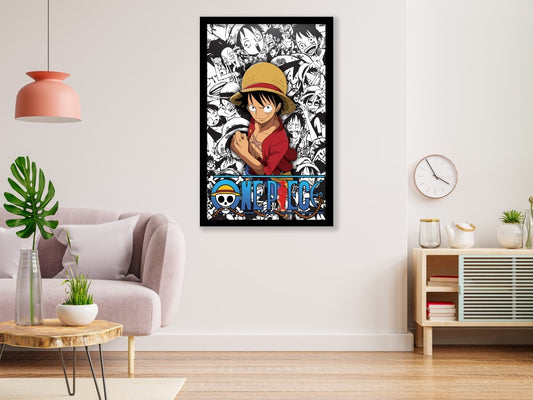 Luffy D'Fluffy One Piece Collage