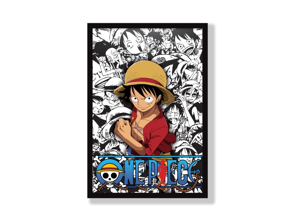 Luffy D'Fluffy One Piece Collage