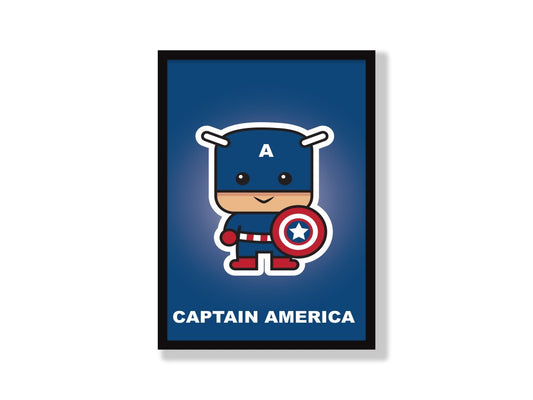 Captain America Minimal - Wall Stars