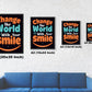 Change The World with Your Smile - Wall Stars