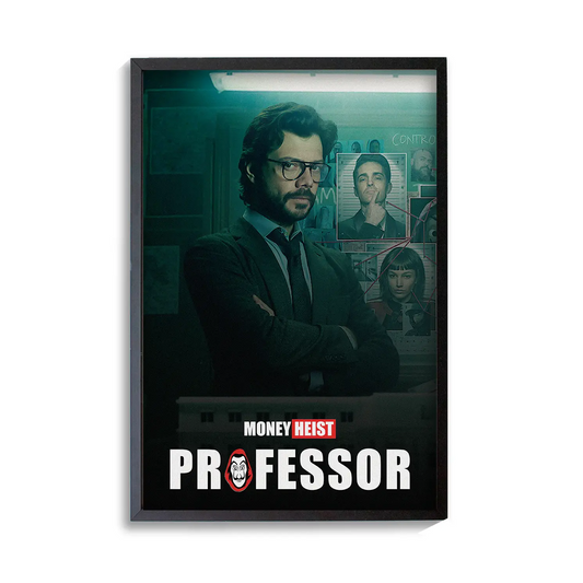 Money Heist - Professor Wall Poster | Poster | Frame | Canvas