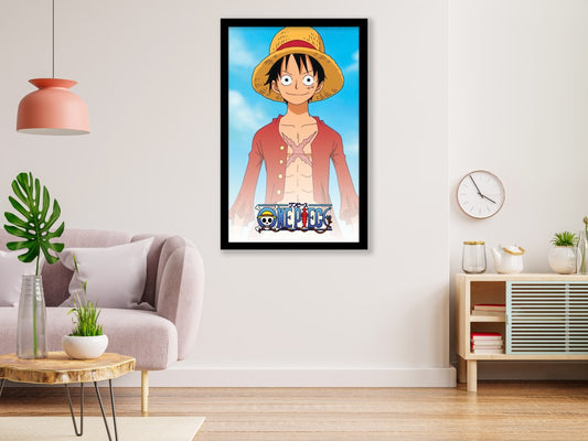 One Piece Wall Poster Black Frame