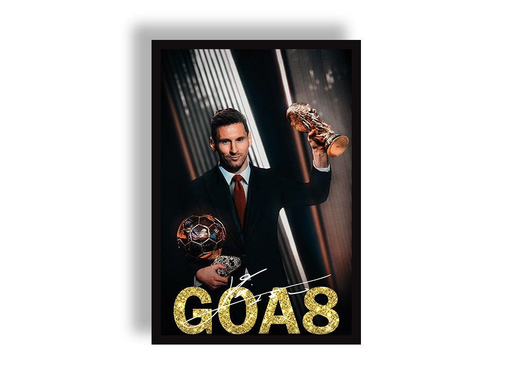Lionel Messi-GOA8 Wall Poster Hero