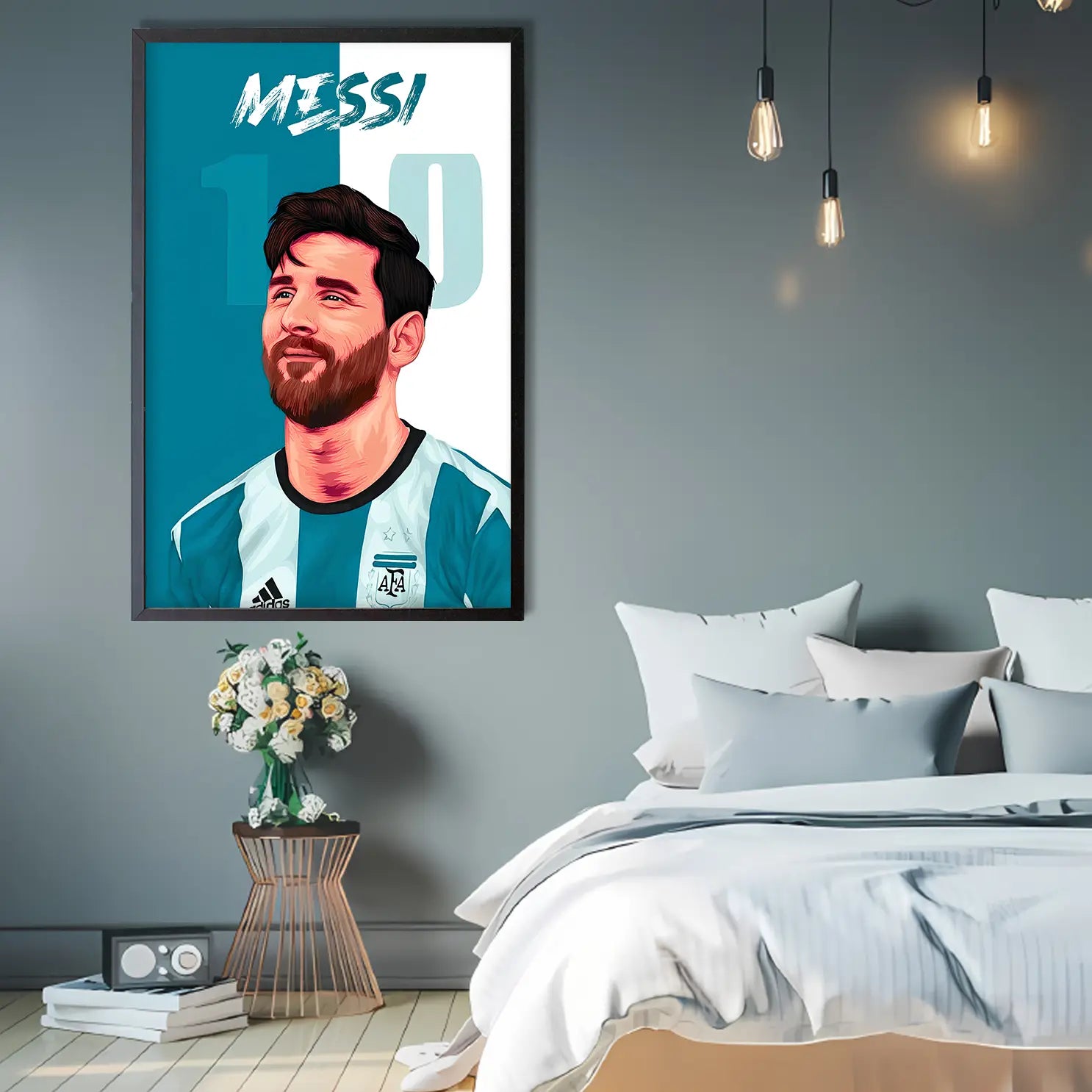 Lionel Messi 10 Argentina Hero Poster | Frame | Canvas