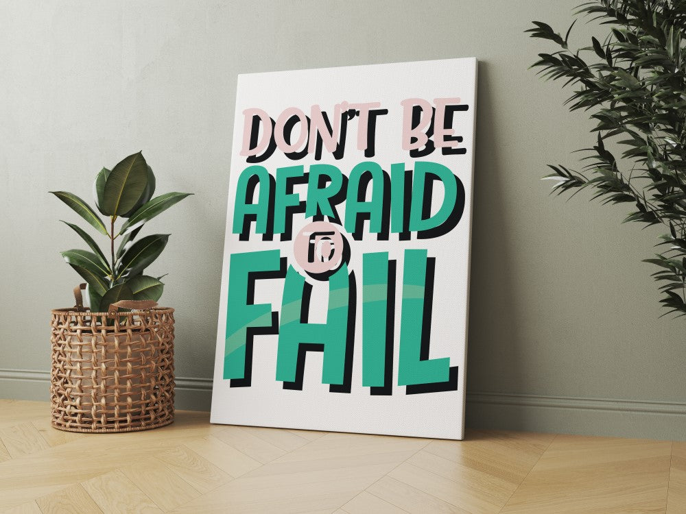 Don't Be Afraid to Fail - Wall Stars