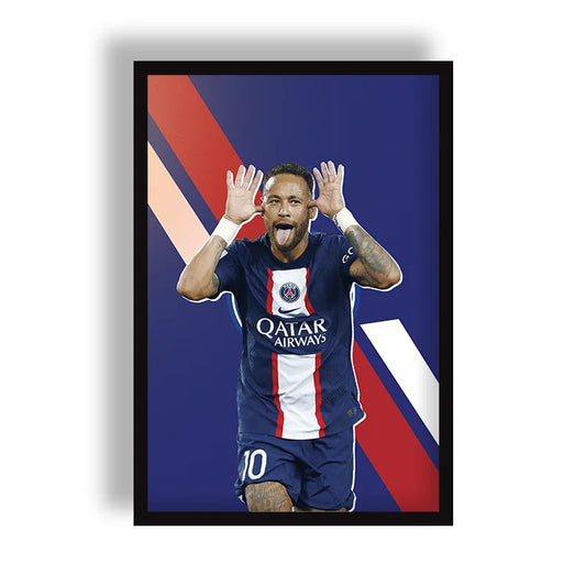 Neymar Celebrating Club PSG Poster | Frame | Canvas