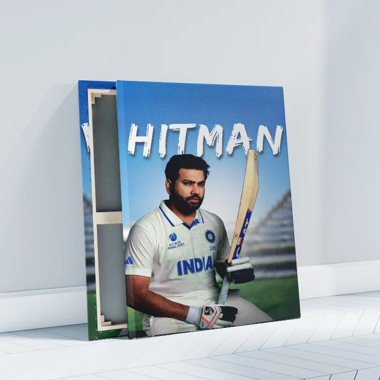 Rohit Sharma The Hit Man Poster | Frame | Canvas