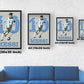 Lionel Messi King Of Football Wall Poster Size Chart
