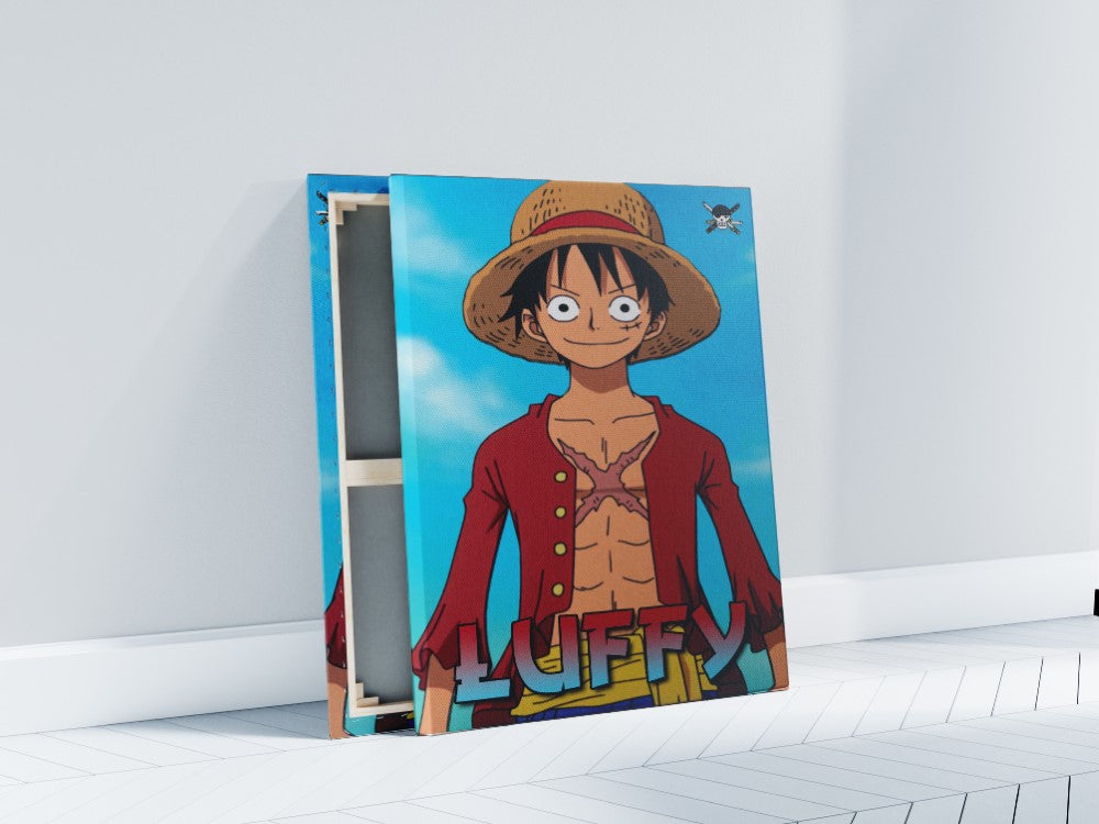 Luffy One Piece Poster Canvas