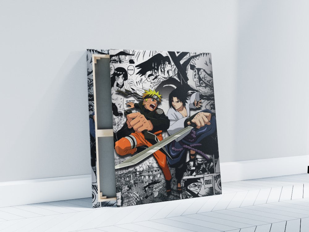 Naruto Manga Wall Poster - Anime Wall Poster Canvas