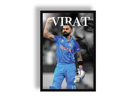 Virat Cricket Wall Poster Hero