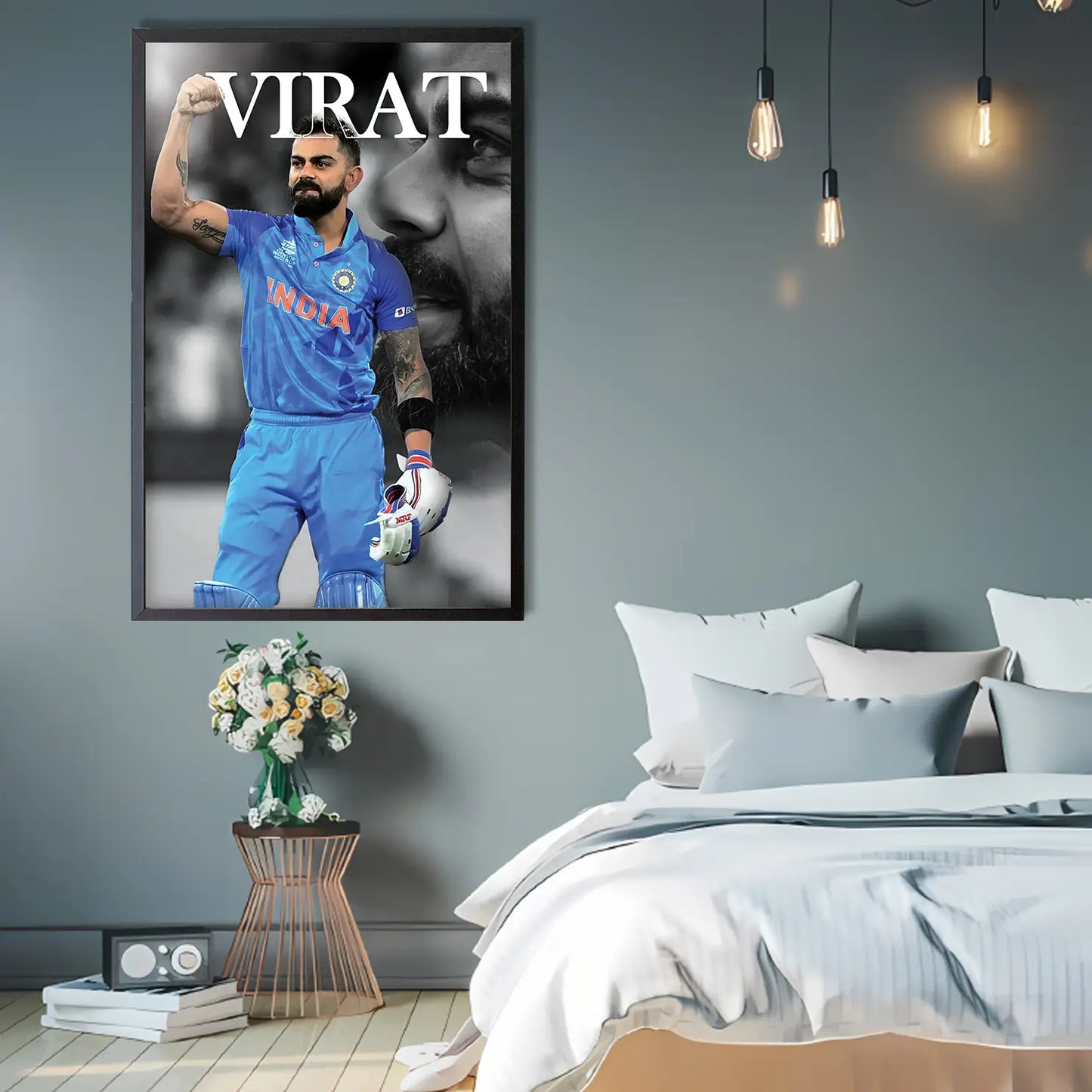 Virat Cricket Wall Poster | Poster | Frame |Canvas