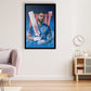 Virat Kohli Wall Poster - Cricket Poster Glossy Black Frame