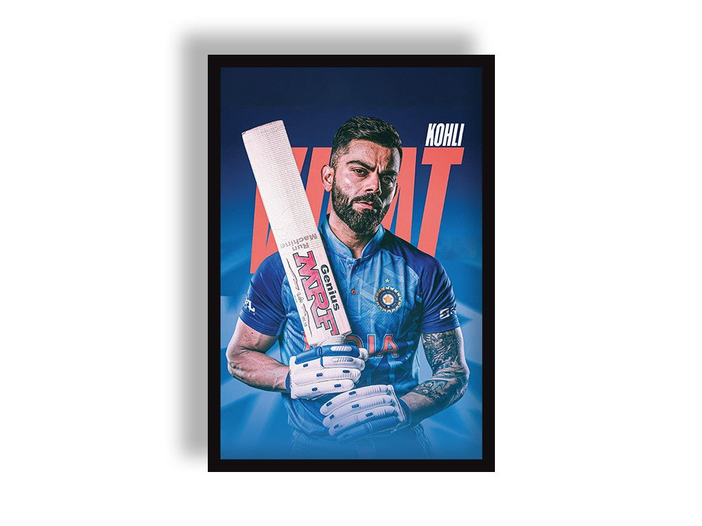 Virat Kohli Wall Poster - Cricket Poster Hero