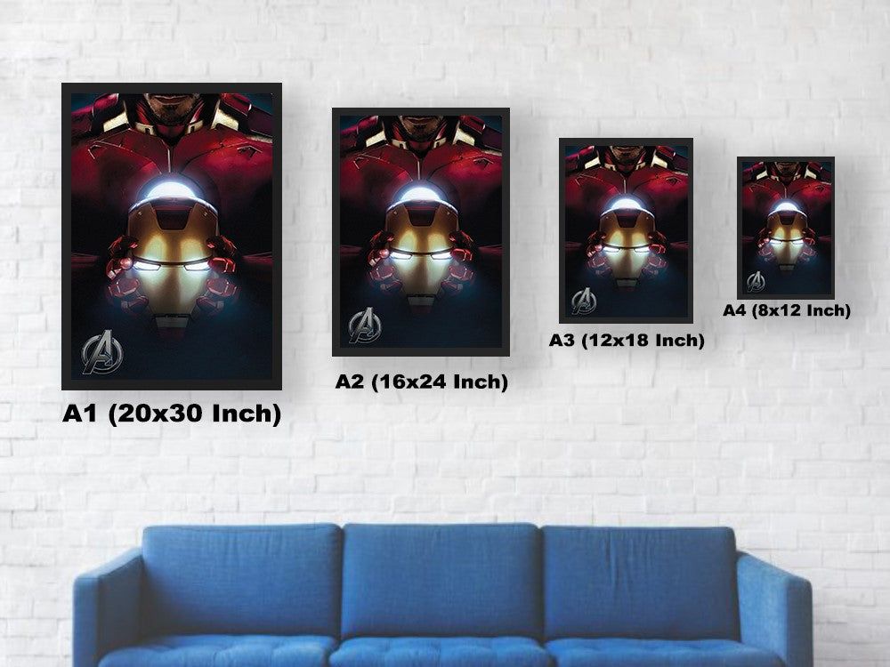 Iron Man Avenger Poster Canvas