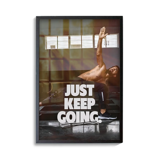 Just Keep Going KL Rahul Poster | Frame | Canvas