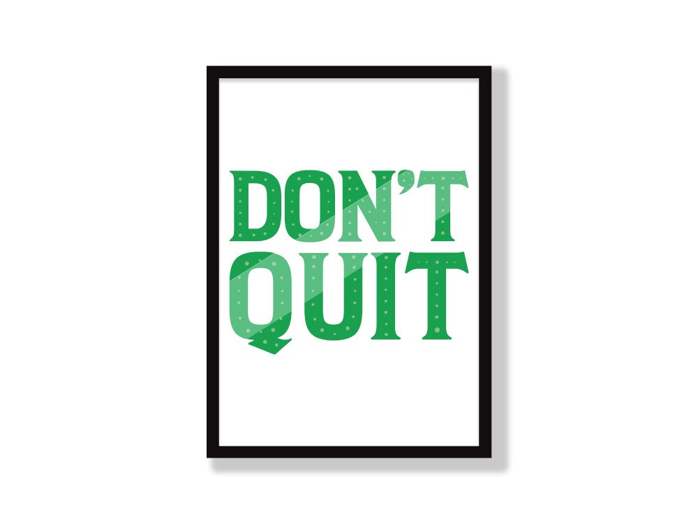 Don't Quit - Wall Stars