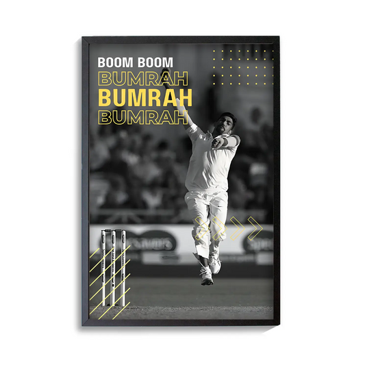 Boom Boom Bumrah Poster | Frame | Canvas