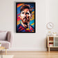 Lionel Messi Poster Black Frame