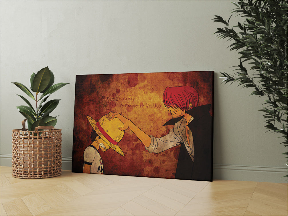 Luffy Anime Wall Poster Canvas