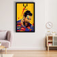 Lionel Messi Barcelona FC Argentine Wall Poster Black Frame 
