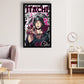 Itachi Manga Wall Poster Black Frame