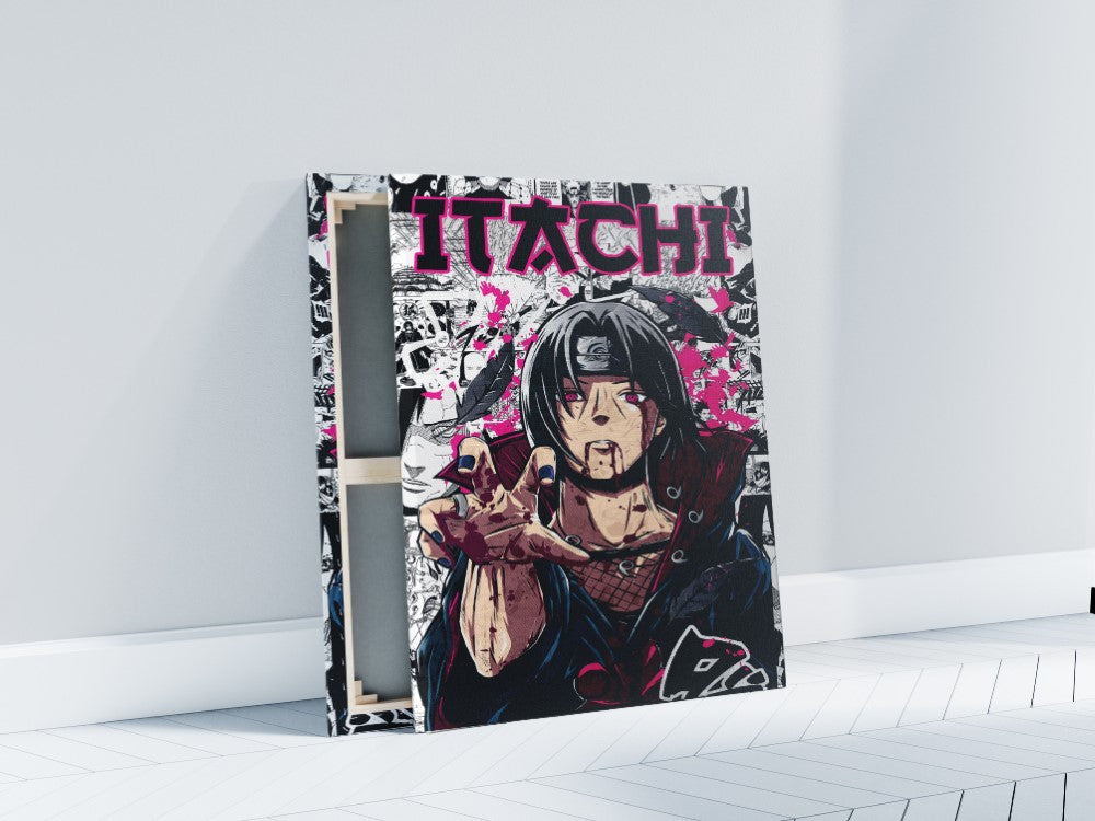 Itachi Manga Wall Poster  Canvas