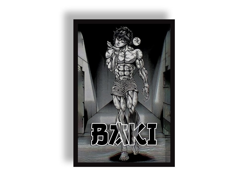 Anime Baki Poster - The Grappler Wall Poster Hero