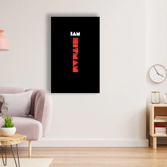 I am Hitman Poster | Frame | Canvas