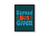 Earned Not Given - Wall Stars