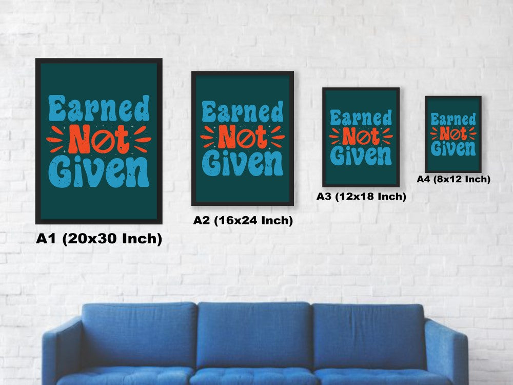 Earned Not Given - Wall Stars