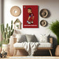 Ronaldo Cartoon Poster for Home Office and Student Room Wall | Poster | Frame | Canvas