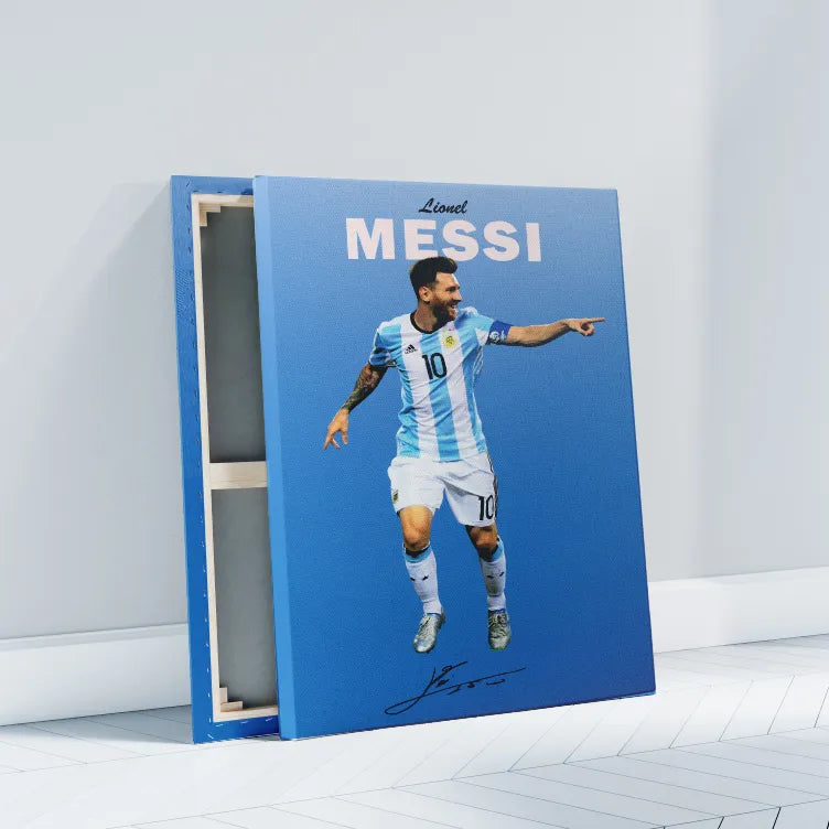 Lionel Messi Home Office and Student Room Wall Canvas