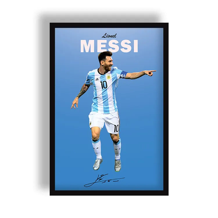 Lionel Messi Home Office and Student Room Wall Hero