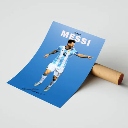 Lionel Messi Home Office and Student Room Wall Poster