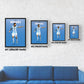 Lionel Messi Home Office and Student Room Wall Size Chart