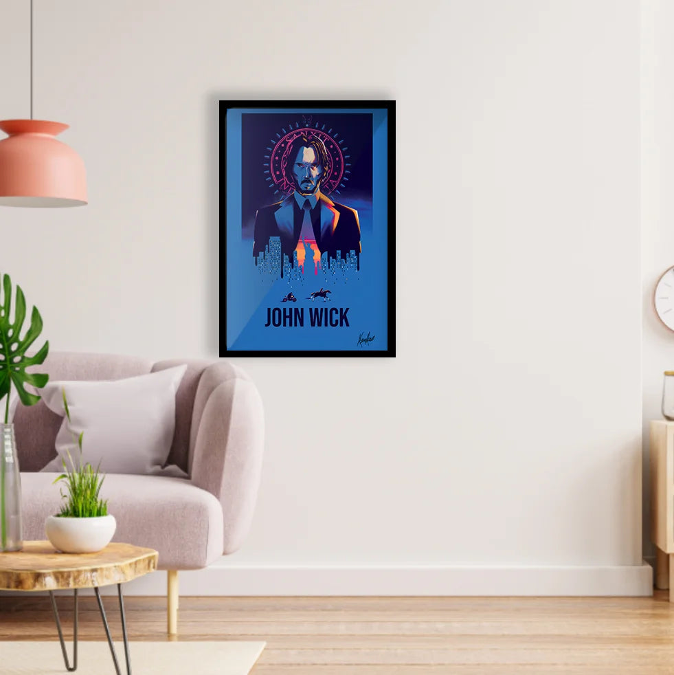 Johnwick Minimal Poster | Frame | Canvas