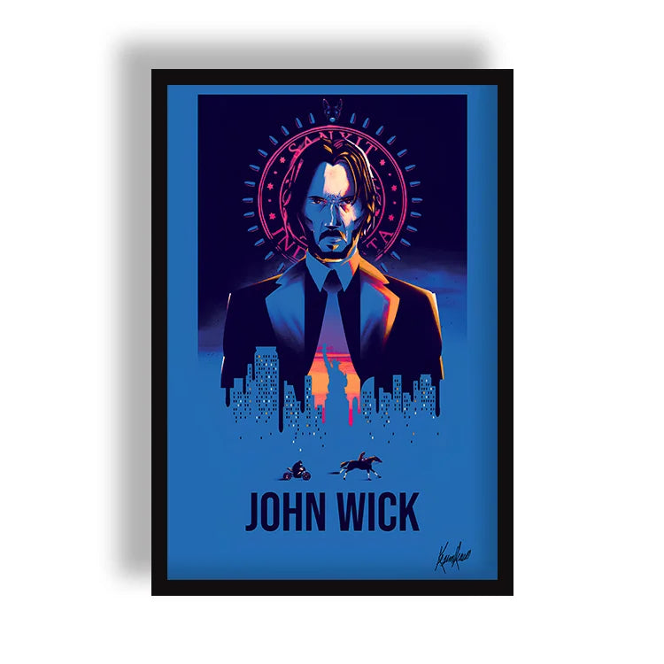 Johnwick Minimal Poster | Frame | Canvas